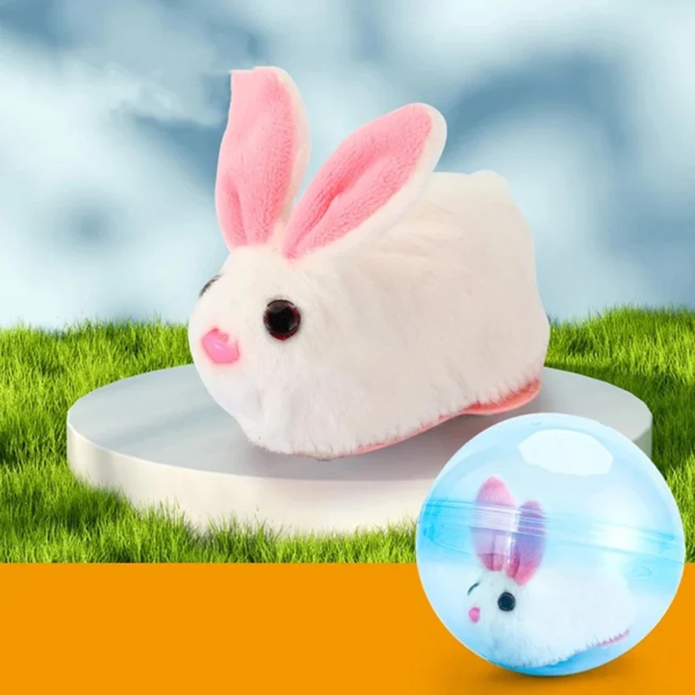 New Simulated Stuffed Hamster Rolling Ball Automatic Rolling Cat Teasing Toy For - £14.65 GBP+
