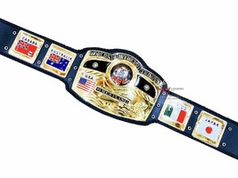 Domed Globe World Heavyweight Wrestling Championship Title Belt (Replica... - £75.90 GBP