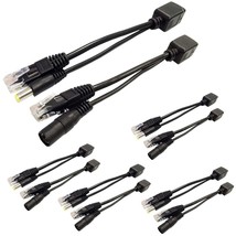 5 Pairs Passive Poe Injector And Poe Splitter Kit With 5.5X2.1 Mm Dc Connector R - £15.74 GBP