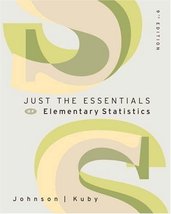 Just the Essentials of Elementary Statistics (with CD-ROM and InfoTrac) ... - $29.39