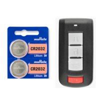 Mitsubishi Keyfob Replacement Battery Murata CR2032 Lithium (2 Pack) + T... - $4.12