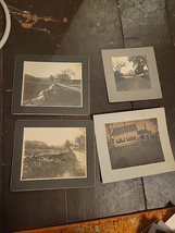 Lot 4 Early 1900s Landscape Farmhouse Photographs Deer Burlington Mass H Manning - $48.37