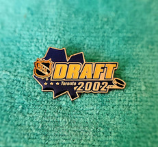 Nhl - 2002 Draft In Toronto, Canada - Logo Pin - Mint - Nhl Hockey - Very Rare!! - £5.48 GBP
