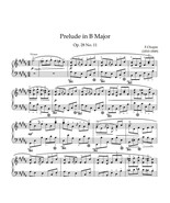 Frederic Chopin - Prelude in B Major Op.28 No.11 - $2.20