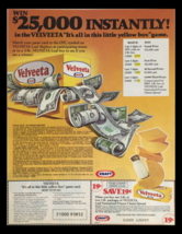 1984 Kraft Velveeta Loaf Pasteurized Cheese Circular Coupon Advertisement - £14.82 GBP