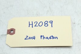 04-06 VOLKSWAGEN PHAETON FRONT LEFT DOOR EXTERIOR UPPER CHROME STRIP TRIM H2089 image 11