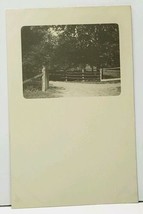 RPPC Farm Entrance Fencing Real Photo Postcard H12 - £3.95 GBP