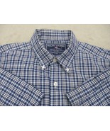 Ralph Lauren Polo Sport Shirt Mens Large Blue Plaid Button Down Y2K Vintage - £4.40 GBP