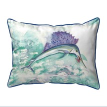 Betsy Drake Betsy&#39;s Sailfish Extra Large 20 X 24 Indoor Outdoor Pillow - £55.38 GBP