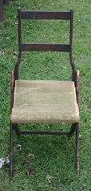 Bid Now Or Loose Herkimer Specialties Cold Brook Ny Draper Theater Folding Chair - £39.85 GBP