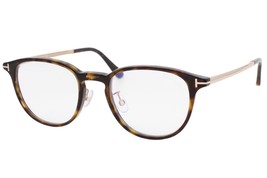 Tom Ford TF 5593-D-B 052 Tortoise Gold Unisex Eyeglasses 51-20-145 W/Case - $127.20