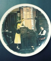 Norman Rockwell Collector Plate &quot;The Marriage License&quot; Issued In 1991 by... - £23.42 GBP