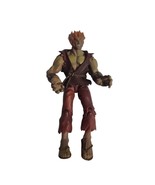 Resaurus Capcom Street Fighter III Akuma Action Figure Red Hair Gray Outfit - £24.43 GBP