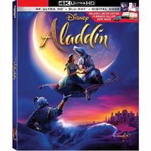 Aladdin Live Action 2019 Limited Edition(4K Ultra/Blu-Ray/Digital) with Filmmake - £11.76 GBP