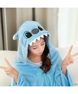 Wearable Weighted Blanket Coral Fleece Fabric Blanket With Hooded Cute Cartoon - $29.69 - $35.63