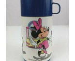 Vintage 1980&#39;s Aladdin 6oz Thermos Mickey &amp; Minnie Mouse Ice Cream Parlo... - $12.60