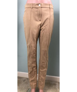 Women&#39;s So Slimming by Chico&#39;s Elyse Elastic Waist Pants in Camel Beige ... - $33.83 CAD