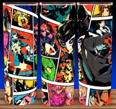 Glow in the Dark Persona 5 Joker - Futaba - Morgana - Ann Gamer Cup Mug Tumbler - £17.80 GBP
