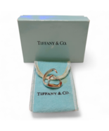 Tiffany &amp; Co. Elsa Peretti Open Heart Ring US Size 6.0 Silver SV 925 W/B... - $95.90