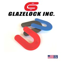 Glazelock U-shaped Shim 2&quot;, Horseshoe Plastic Flat Shims 2&quot;L x 1 1/2&quot;W w... - $12.99+