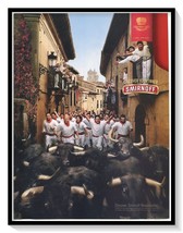 Smirnoff Vodka Running of the Bulls Vintage 2003 Print Magazine Liquor Ad - $9.70
