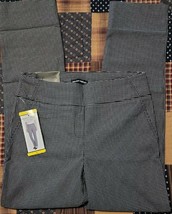 Hilary Radley ~ Ladies&#39; Pull-on Pants ~ Black &amp; Off-White Check ~ Ladies... - $22.44