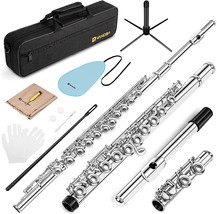 Vangoa Closed Hole C Flute for Beginners Kids Student 16 Keys Flute Instrument - - £81.53 GBP