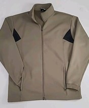 Nike Golf Mens Large Bronze Therma Fit Full Zip Fleece Lined Jacket - £19.85 GBP