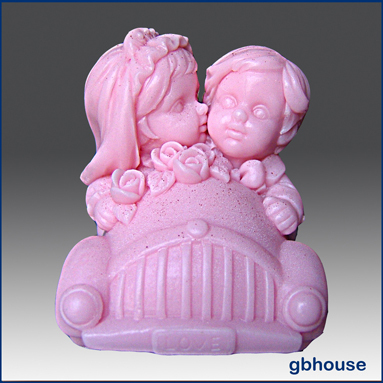 3D Soap and Candle Mold â€“ Just Married