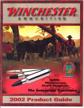 Winchester ammunition catalog product guide 2002 boxes bullets advertising  - £9.55 GBP