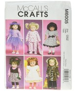 McCall&#39;s Patterns M6005 Clothes and Accessories for 18-Inch Doll, One Si... - $10.64 CAD
