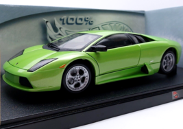 Hot Wheels 1:18 Lamborghini Murciel AGO Lime Green 2001 Mattel Diecast - $40.67