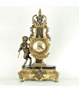 Imperial Lancini / Franz Hermle Gilded Bronze & Marble Mantle Clock with... - €1.086,40 EUR Imperial Lancini / Franz Hermle Gilded Bronze & Marble Mantle Clock with... - €1.086,40 EUR