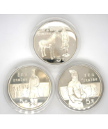 1984 Argento Cina 5 Yuan 3 Di 4 Storico Personaggi Gemma a Prova Di Monete - $2,895.93 MXN