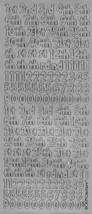 Peel Off Sticker Sheet. Numbers. - $1.49