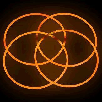 Glow Necklace Orange Tube of 25 - $80.63