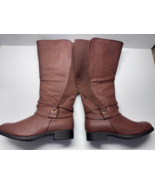 Avenue Cloudwalker Naomi Back Stretch Belted Boots - Brown - 9W NEW with... - $912.78 MXN