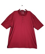 Wrangler 20X Competition Men&#39;s L Red Polo Shirt, Quick Dry Workwear Western - $22.00