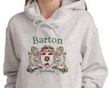 Barton Irish Coat of Arms Ash Hooded Sweat shirt - $35.28+