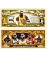 ✅ Pack of 25 LeBron James LA Lakers 1 Million Dollar Bills Novelty Collectible ✅ - $13.96
