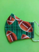 FACE MASK WASHABLE COTTON REUSABLE REVERSIBLE BACK TO SCHOOL / FOOTBALL ... - £1.54 GBP