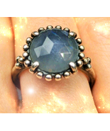 HAUNTED RING BLUE FLAME OF FORTUNE TRIUMPH HIGHEST LIGHT COLLECTION MAGICK - $707.77