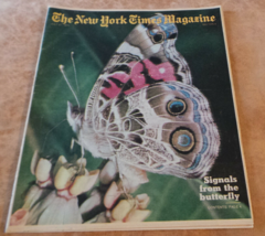 New York Times Magazine Butterfly Signals; Alaskan Oil; Atomic Bombs Japan 1975 - £58.97 GBP