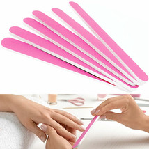 6 Pc Pro Double Sided Manicure Nail File Emery Boards Fine Grit Salon To... - £11.78 GBP