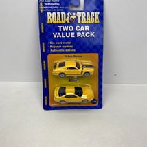 MAISTO ROAD &amp; TRACK PONY &#39;70 BOSS MUSTANG &amp; &#39;99 MUSTANG MIP TWO CAR VALU... - £5.29 GBP