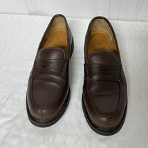 Cole Haan Men’s Leather Pinch Penny Loafers Size 10 D Brown Vibram Sole EUC - $691.72 MXN