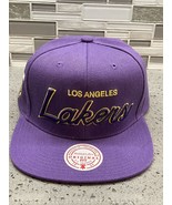 New Mitchell &amp; Ness LA Lakers Script 2009 NBA Champions Snapback Hat Cap... - £21.50 GBP