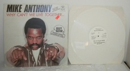 Mike Anthony ~ Music Master ~ LP Disco Record ~ White Vinyl ~ Rare UK Pressing - $29.99