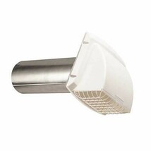 Everbilt 3571115 Wide Mouth Dryer Vent Hood in White - $18.00