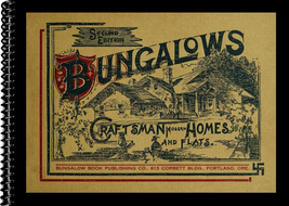 Portland (1900) Craftsman Book of Bungalows * Kit Homes Catalog plans designs - £86.45 GBP